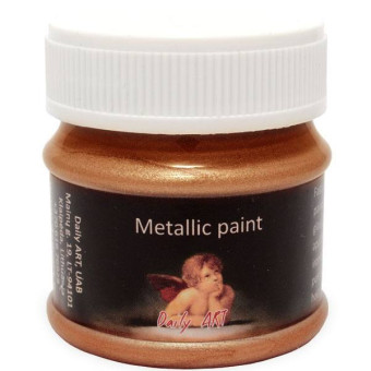 DAILY ART ACRYLIC PAINT METALLIC 50 ML - ANTIQUE GOLD