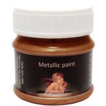DAILY ART ACRYLIC PAINT METALLIC 50 ML - GOLD