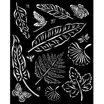 STAMPERIA SUNFLOWER ART STENCIL 20 X 25 CM - KSTD138