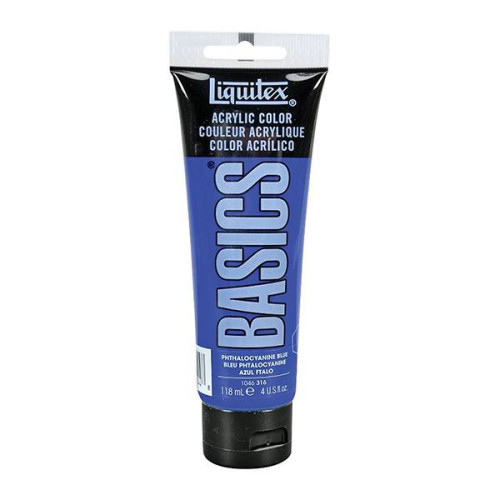 LIQUITEX АКРИЛНА БОЯ BASICS 118 МЛ-ФТАЛОЦИАНОВА СИНЯ 1046316