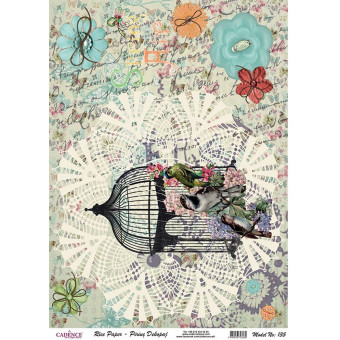 CADENCE DECOUPAGE RICE PAPER A4 - 135