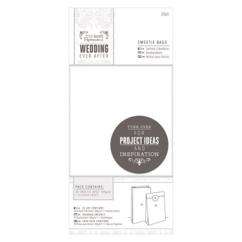 DOCRAFTS SWEETIE BAGS 20 PCS. WEDDING - PMA 158300