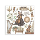 STAMPERIA SYMPHONY RUB ON SELECTION DFLRBXGX16