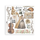 STAMPERIA SYMPHONY RUB ON SELECTION DFLRBXGX16