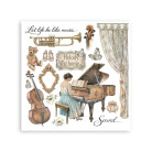 STAMPERIA SYMPHONY RUB ON SELECTION DFLRBXGX16