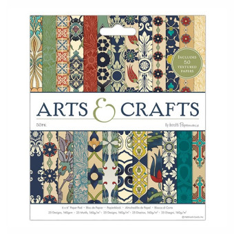 DOCRAFTS ДИЗАЙНЕРСКА ХАРТИЯ 15,2/15,2 СМ АСОРТИ-PMA160270