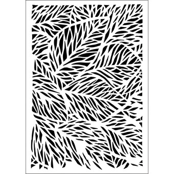 DAILY ART UNIVERSAL TEMPLATE A5 SUMMER LEAVES DA17ST0184