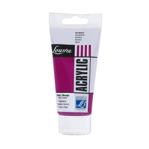 L&B АКРИЛНА БОЯ LOUVRE 80 МЛ - RED VIOLET 618