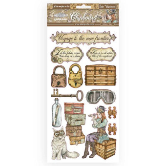 STAMPERIA CARDBOARD FIGURES FOR DECORATION 14 PCS. DFLCB18
