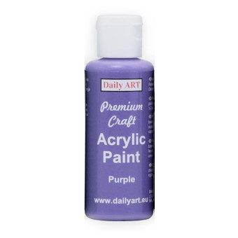 DAILY ART АКРИЛНА БОЯ PREMIUM CRAFT 50 МЛ - PURPLE