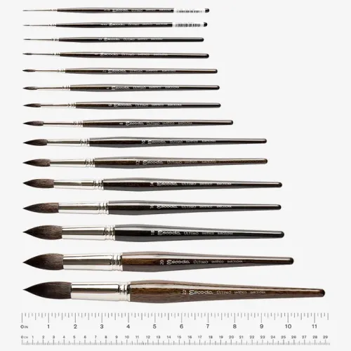 ESCODA ЧЕТКА ULTIMO СИНТЕТИКА КРЪГЛА 1525 №14