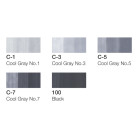 COPIC CIAO SET - 5+1 COOL GREY TONES