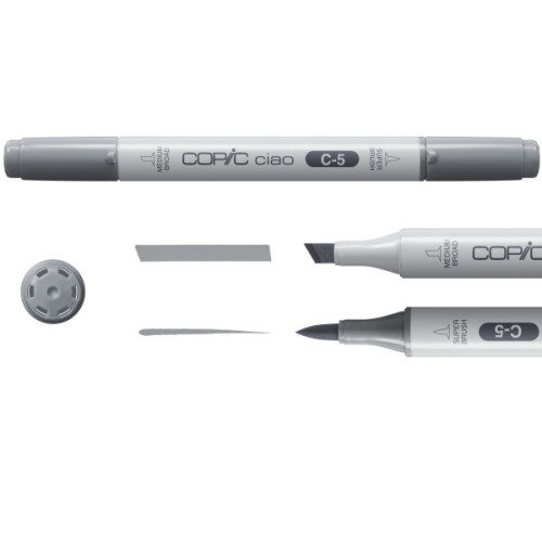 COPIC CIAO SET - 5+1 COOL GREY TONES