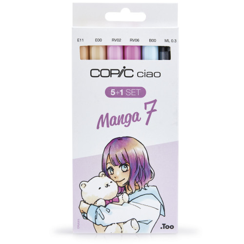 COPIC CIAO SET - 5+1 MANGA SET # 7