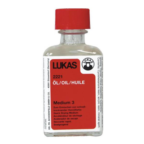LUKAS MEDIUM 3 FOR OIL PAINTS 50 ML.