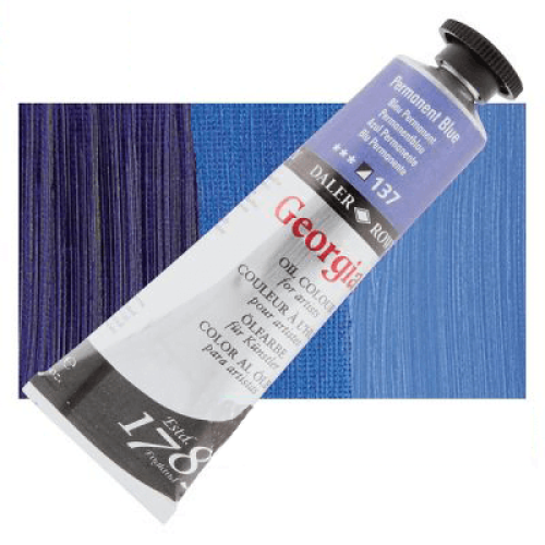 DALER ROWNEY МАСЛЕНА БОЯ GEORGIAN 225 МЛ. - PERMANENT BLUE