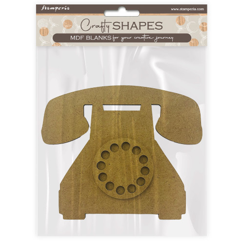 STAMPERIA GOLDEN HARMONY МДФ ЕЛЕМЕНТИ TELEPHONE - KLSM24