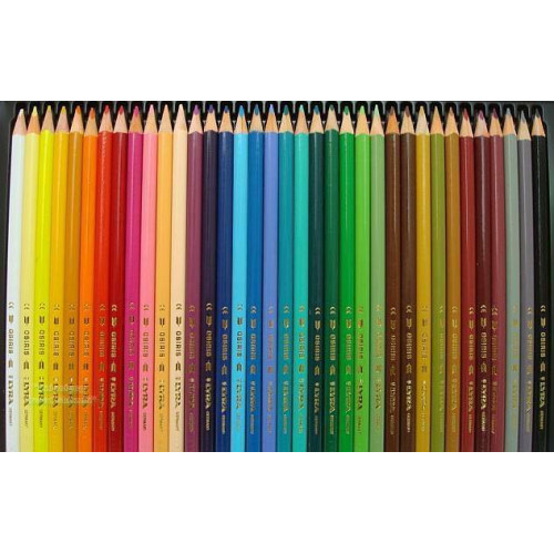 LYRA OSIRIS COLORED PENCILS SET IN METAL BOX 36 COLORS.