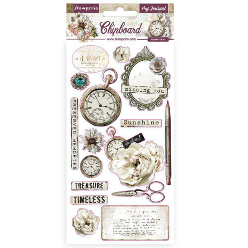 STAMPERIA CARDBOARD FIGURES FOR DECORATION 16 PCS. DFLCB26
