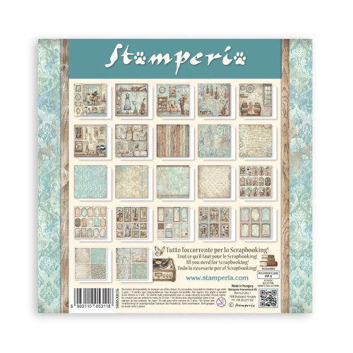 STAMPERIA SYMPHONY БЛОКЧЕ ХАРТИЯ 20,3/20,3 СМ - SBBSXB26