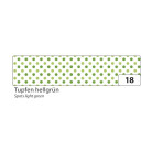 FOLIA WASHI TAPE - DECORATION TAPE - GREEN DOTS
