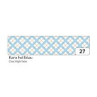 WASHI TAPE FOLIA - DECORATION TAPE - BLUE CHECKERED