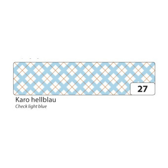 FOLIA WASHI TAPE - ЛЕПЕНКА ЗА ДЕКОРАЦИЯ - СИНЬО КАРЕ