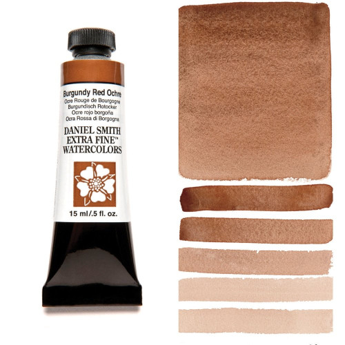 DANIEL SMITH WATERCOLOUR PAINT 15ML - BURG RED OCHRE 284600151