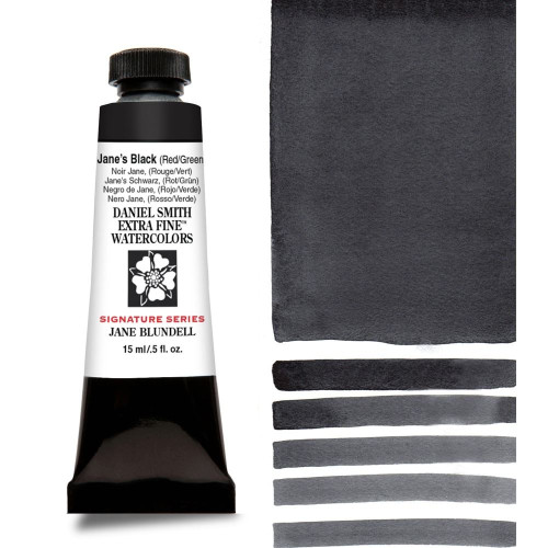 DANIEL SMITH WATERCOLOUR PAINT 15ML - BLACK RED/GREEN 284600249