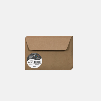 CLAIREFONTAINE PLIQUE 114/162 MM. - KRAFT
