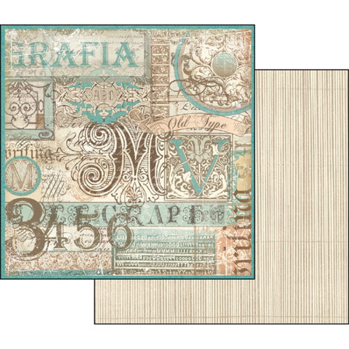 STAMPERIA DESIGNER CARD 30.5/30.5 CM - SBB312