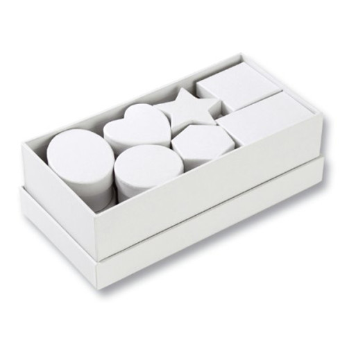 FOLIA ASSORTED SMALL CARDBOARD BOX - WHITE