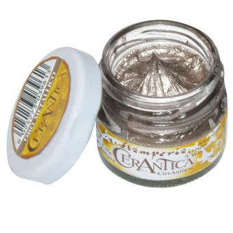 STAMPERIA CERANTICA 20 ML - WAX PASTE METALLIC SILVER