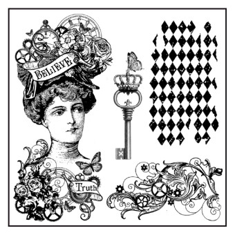 STAMPERIA HIGH DEFINITION STAMPS - ГУМЕНИ ПЕЧАТИ WTKCC123