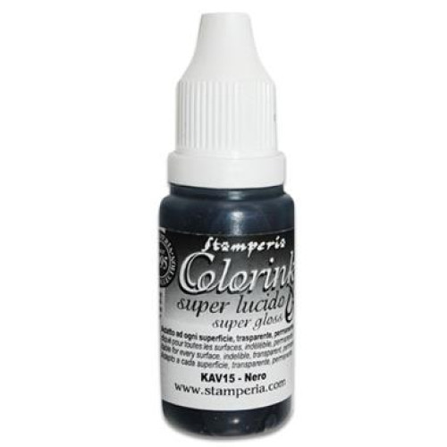 STAMPERIA COLOR INK 14 ML - KAV15 BLACK