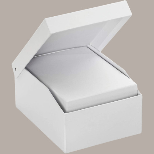 FOLIA RECTANGULAR CARDBOARD BOXES SET - WHITE