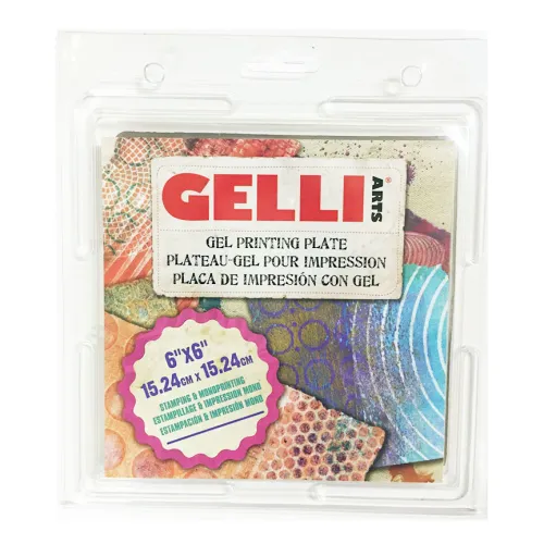 GELLI ARTS GEL PRINTING PLATE 15.24X15.24 CM - GEL6X6