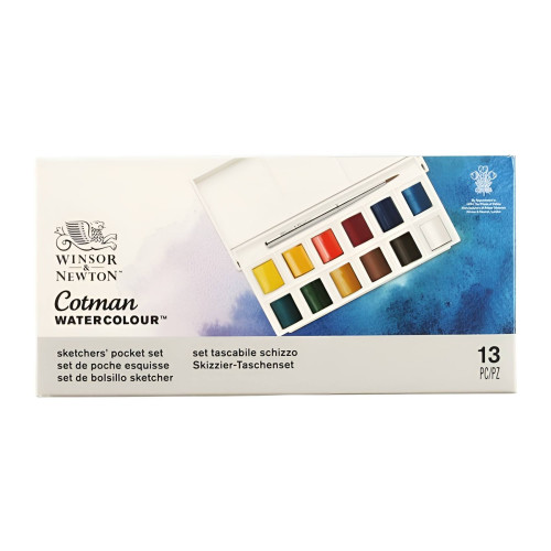 W&N АКВАРЕЛНА БОЯ COTMAN 12 ЦВ.