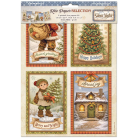 STAMPERIA SILENT NIGHT DECOUPAGE PAPER 6PCS A4 DFSA4XSN