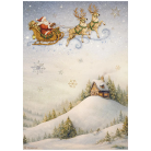 STAMPERIA SILENT NIGHT DECOUPAGE PAPER 6PCS A4 DFSA4XSN