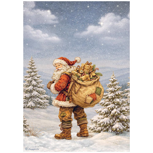 STAMPERIA SILENT NIGHT DECOUPAGE PAPER 6PCS A4 DFSA4XSN