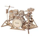 ROBOTIME 3D ДЪРВЕН ПЪЗЕЛ DRUM KIT 246 ЧАСТИ TG409