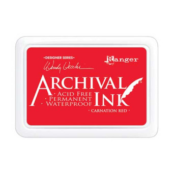 RANGER ARCHIVAL PERMANENT INK - CARNATION RED