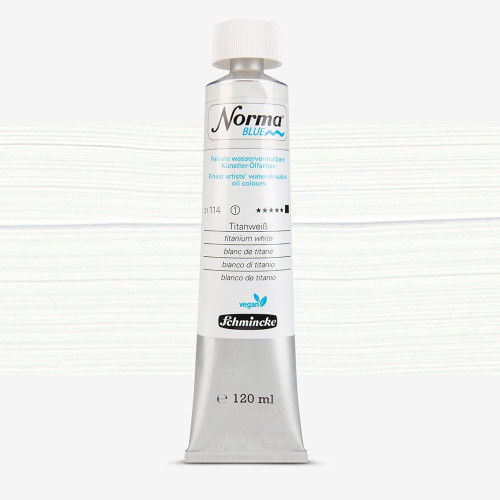 SCHMINCKE МАСЛЕНА БОЯ 120 МЛ NORMA BLUE TITANIUM WHITE