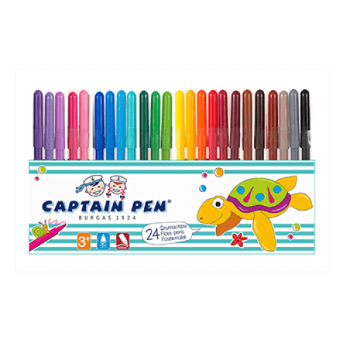 KOH-I-NOOR MARKERS 24 COLORS FLOM