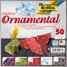 FOLIA ORIGAMI PAPER ORNAMENTS 15/15 CM 80 G 50 SHEETS