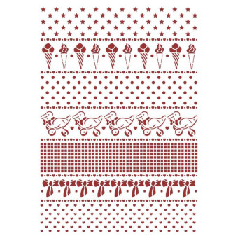 STAMPERIA UNIVERSAL REUSABLE TEMPLATE KSG493