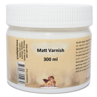 DAILY ART WATER-BASED TOP COAT 300 ML - MATTE