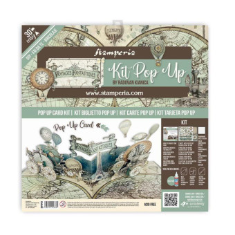 STAMPERIA POP UP KIT 3D CARD - SBPOP03