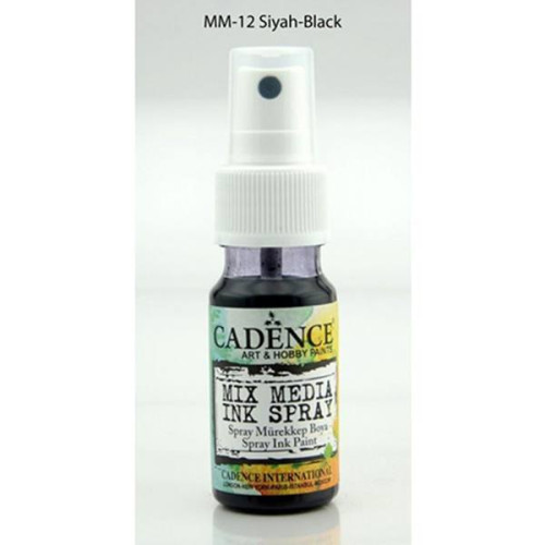 CADENCE СПРЕЙ МАСТИЛО MIX MEDIA 25 МЛ. - BLACK MM-12